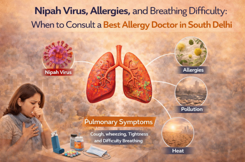 Nipah Virus, Allergies, and Breathing Difficulty: When to Consult a Best Allergy Doctor in South Delhi