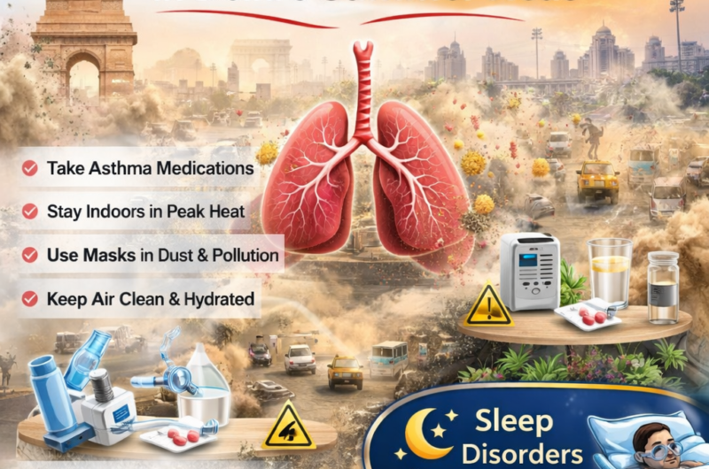 Asthma Care in Delhi’s Summer Heat: Medication & Allergy Management by the Best Allergy Doctor in South Delhi