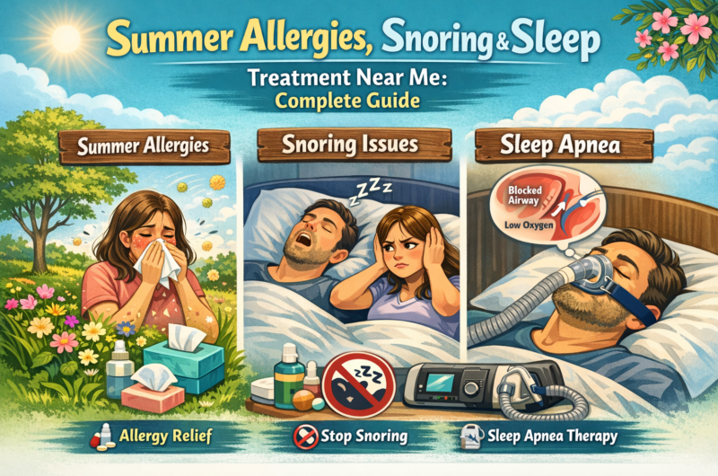 Summer Allergies, Snoring & Sleep Apnea Treatment Near Me: Dr. Dixit Kumar Thakur’s Complete Guide