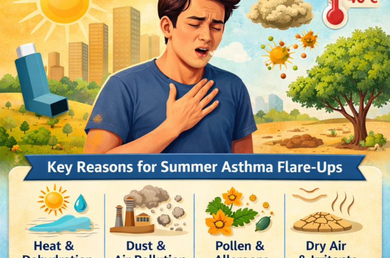 Summer Allergies and Breathing Problems: When to Visit the Best Allergy Doctor in South Delhi